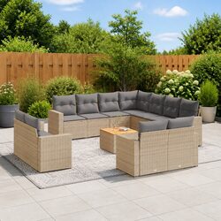 Enhance Your Outdoor Space with a 12-Piece Garden Sofa Set