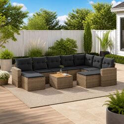 Elevate Your Outdoor Space with a 10-Piece Garden Sofa Set