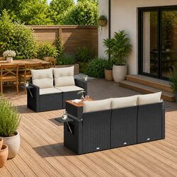 Elevate Your Outdoor Space with a 6-Piece Garden Sofa Set