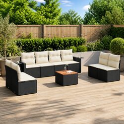 Create Your Perfect Outdoor Space with 9 Piece Garden Sofa Set