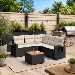 Elevate Your Outdoor Experience with 6 Piece Garden Sofa Set