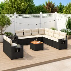 Transform Your Outdoor Space with 10-Piece Sofa Set