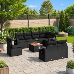 Enhance Your Outdoor Living with 9-Piece Sofa Set