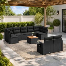 Transform Your Outdoor Space with This 10-Piece Sofa Set