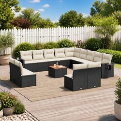 Transform Your Outdoor Space with This 14-Piece Rattan Sofa Set