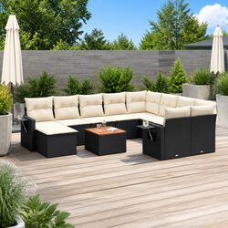 Enhance Your Outdoor Space with an 11 Piece Garden Sofa Set
