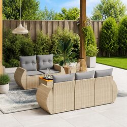 Enhance Your Outdoor Living with 6-Piece Sofa Set