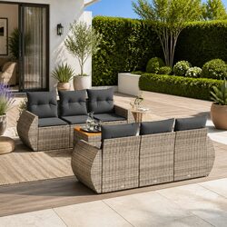 Transform Your Outdoor Space with This 7-Piece Sofa Set
