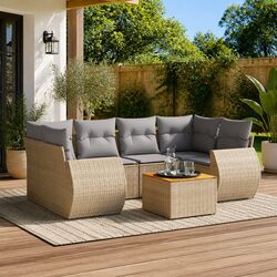 Enhance Your Outdoor Space with a 7-Piece Sofa Set