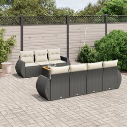 Transform Your Outdoor Space with 8-Piece Garden Sofa Set
