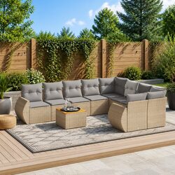Enhance Your Outdoor Space with a 9 Piece Sofa Set