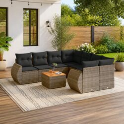 Transform Your Outdoor Space with a 9 Piece Garden Sofa Set