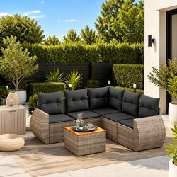 Enhance Your Outdoor Living with a 6 Piece Garden Sofa Set
