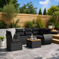 Elevate Your Outdoor Space with This Garden Sofa Set