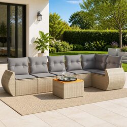 Enhance Your Outdoor Space with 7-Piece Sofa Set