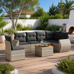 Elevate Your Outdoor Living with 7-Piece Sofa Set