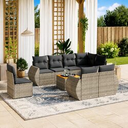Transform Your Outdoor Area with 9-Piece Sofa Set