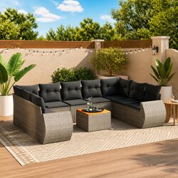 Elevate Your Outdoor Space with a 10-Piece Sofa Set