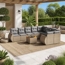 Enhance Your Outdoor Space with This 10-Piece Sofa Set