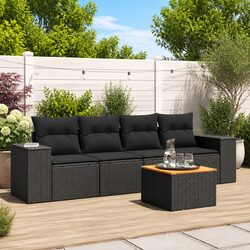 Modular Garden Sofa Set for Stylish Outdoor Living - 5 Pieces