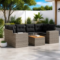 Transform Your Outdoors with a 7 Piece Garden Sofa Set