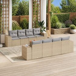 Transform Your Outdoor Space with 9-Piece Garden Sofa Set