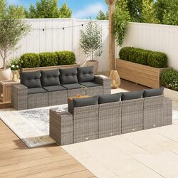 Elevate Your Outdoor Space with a 9-Piece Garden Sofa Set