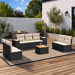 Enhance Your Outdoor Space with 8-Piece Sofa Set