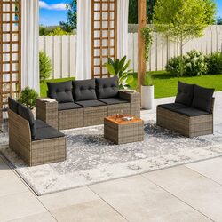 Transform Your Outdoor Space with 8 Piece Sofa Set