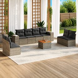 Enhance Your Outdoor Space with 9 Piece Garden Sofa Set