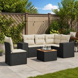 Enhance Your Outdoor Space with 6 Piece Sofa Set