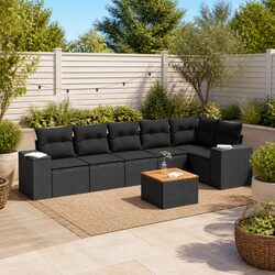 Elevate Your Outdoor Experience with this 7-Piece Sofa Set