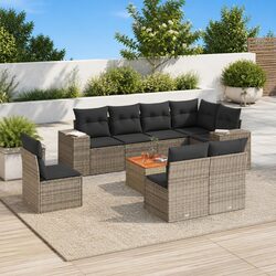Enhance Your Outdoor Space with 9 Piece Garden Sofa Set
