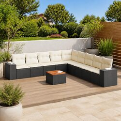 Stylish 10 Piece Modular Outdoor Furniture Set