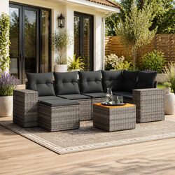 Transform Your Outdoor Space with 7 Piece Garden Sofa Set