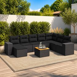 Elevate Your Outdoor Experience with a 9 Piece Sofa Set