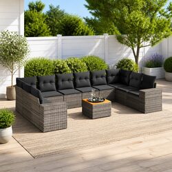 Enhance Your Patio with a Comfortable 11 Piece Sofa Set