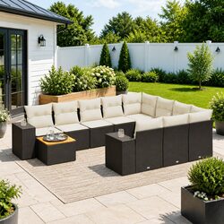 Elevate Your Outdoor Space with 11 Piece Sofa Set