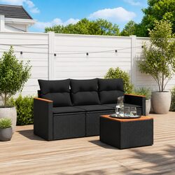 Enhance Your Outdoor Living with a 4-Piece Sofa Set