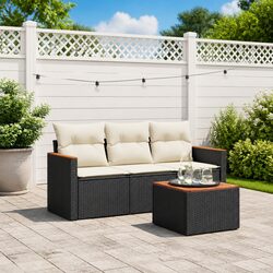 Elevate Your Outdoor Space with a 4-Piece Garden Sofa Set