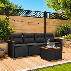 Elevate Your Outdoor Space with a 5-Piece Garden Sofa Set