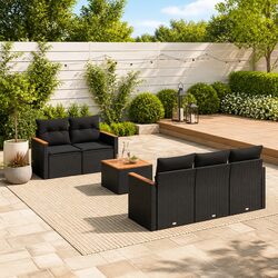 Enhance Your Outdoor Living with a 6 Piece Garden Sofa Set