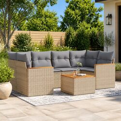 Transform Your Outdoor Space with a 7 Piece Sofa Set