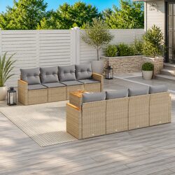 Transform Your Patio with Our 9 Piece Garden Sofa Set