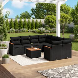 Enhance Your Outdoor Space with a 9 Piece Garden Sofa Set