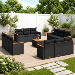 Enhance Your Patio with This 13 Piece Garden Sofa Set