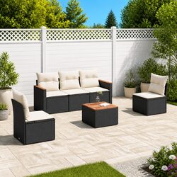 Elevate Your Outdoor Experience with 6-Piece Sofa Set