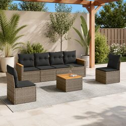 Enhance Your Outdoor Space with a 7 Piece Grey Sofa Set