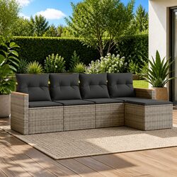 Enhance Your Patio with This 5 Piece Garden Sofa Set