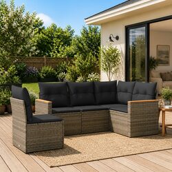 Elevate Your Outdoor Experience with This 5 Piece Sofa Set